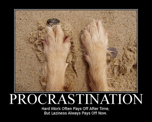 Post image for Why you procrastinate